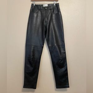 Vintage Genuine Leather Pants, Hugo Buscati